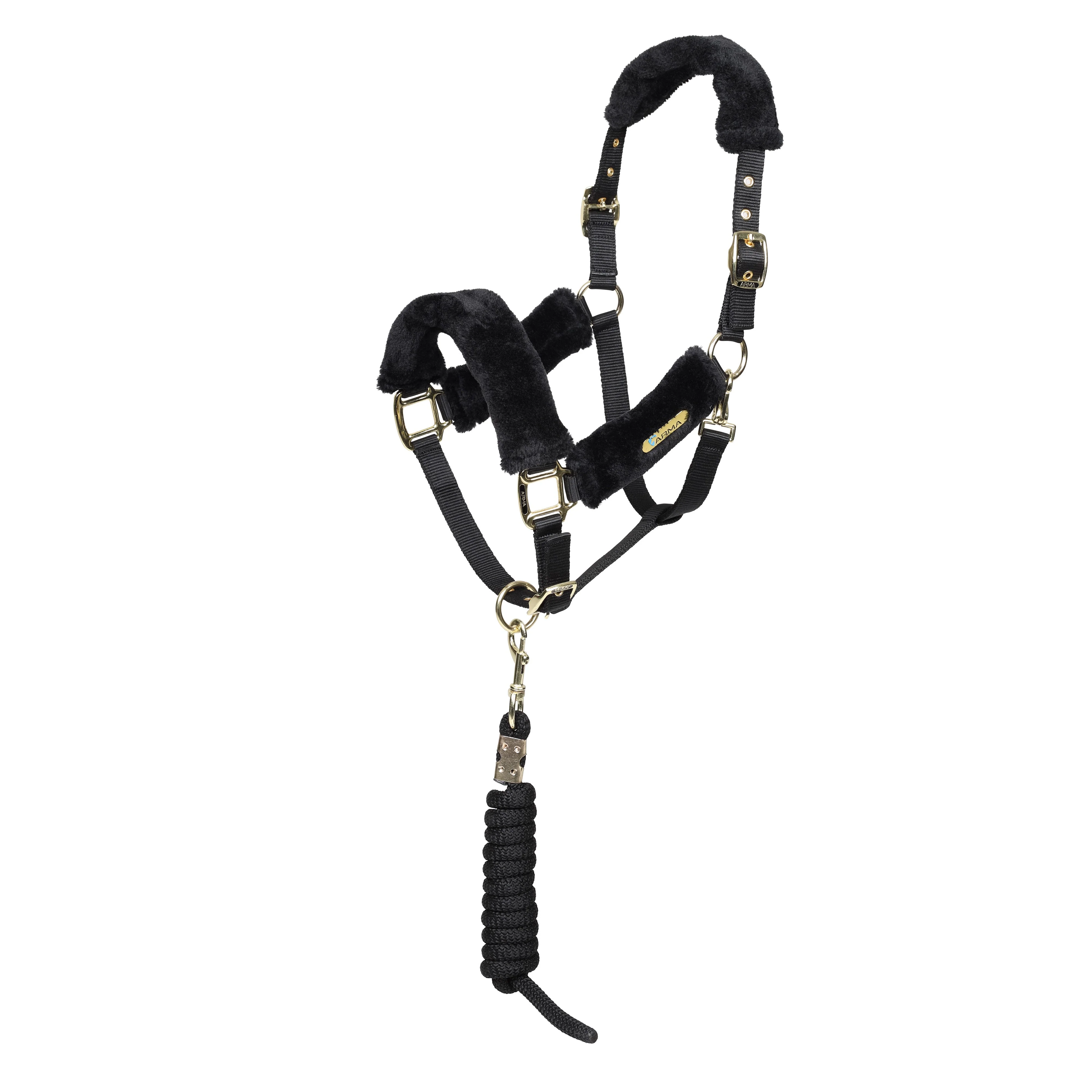 ARMA Faux Fur Headcollar & Lead Rope - Image 3