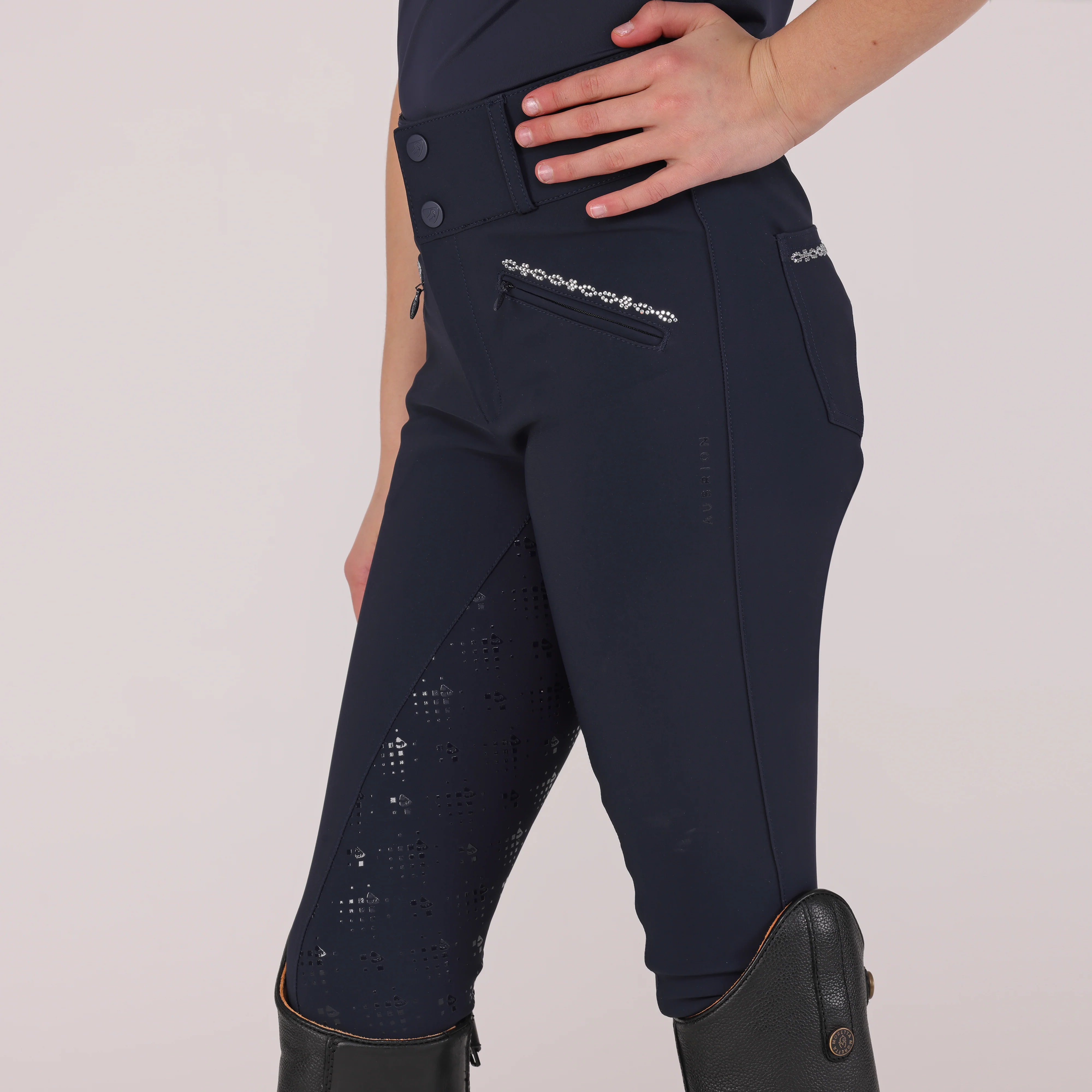 Aubrion Optima LX Breeches - Young Rider - Image 3