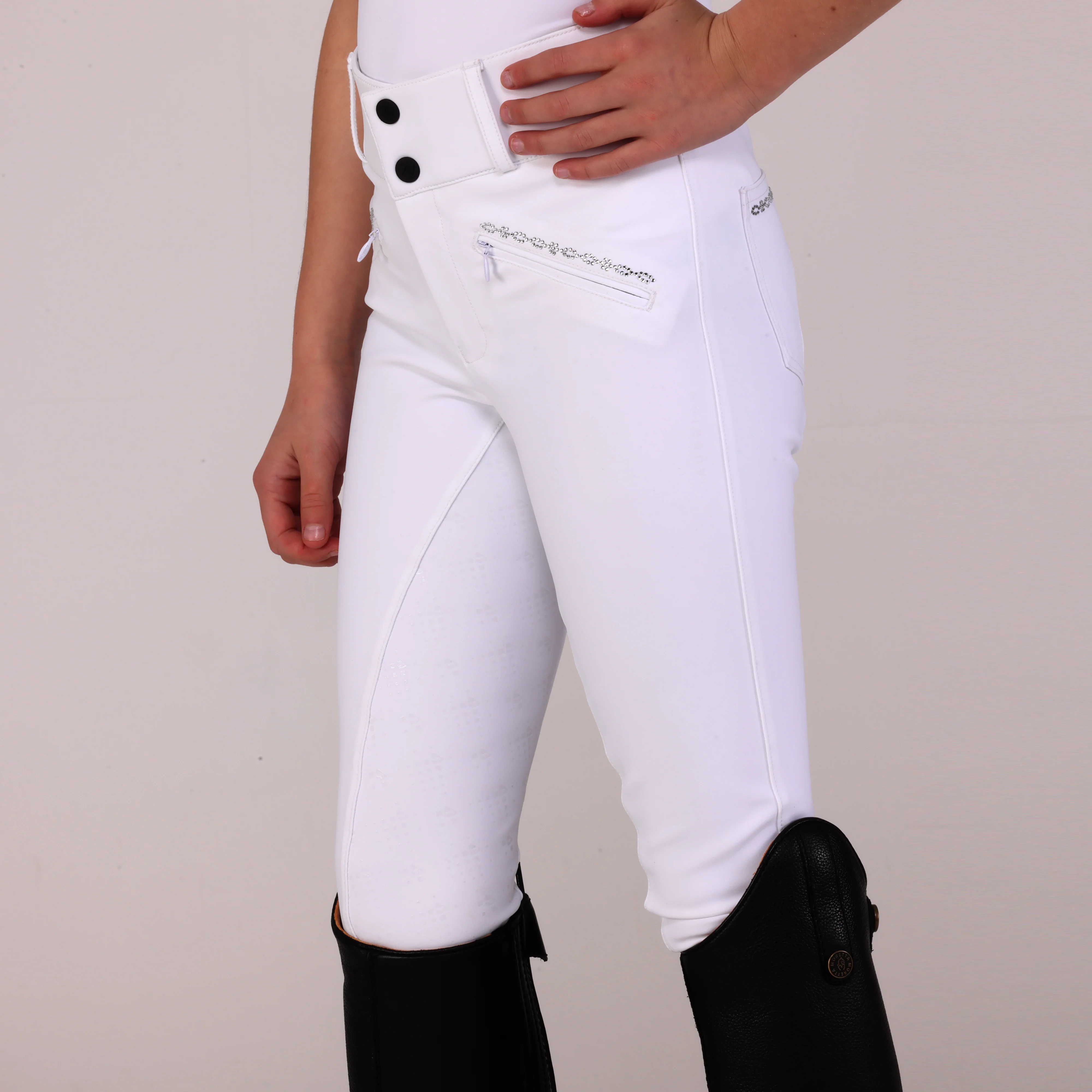 Aubrion Optima LX Breeches - Young Rider - Image 4