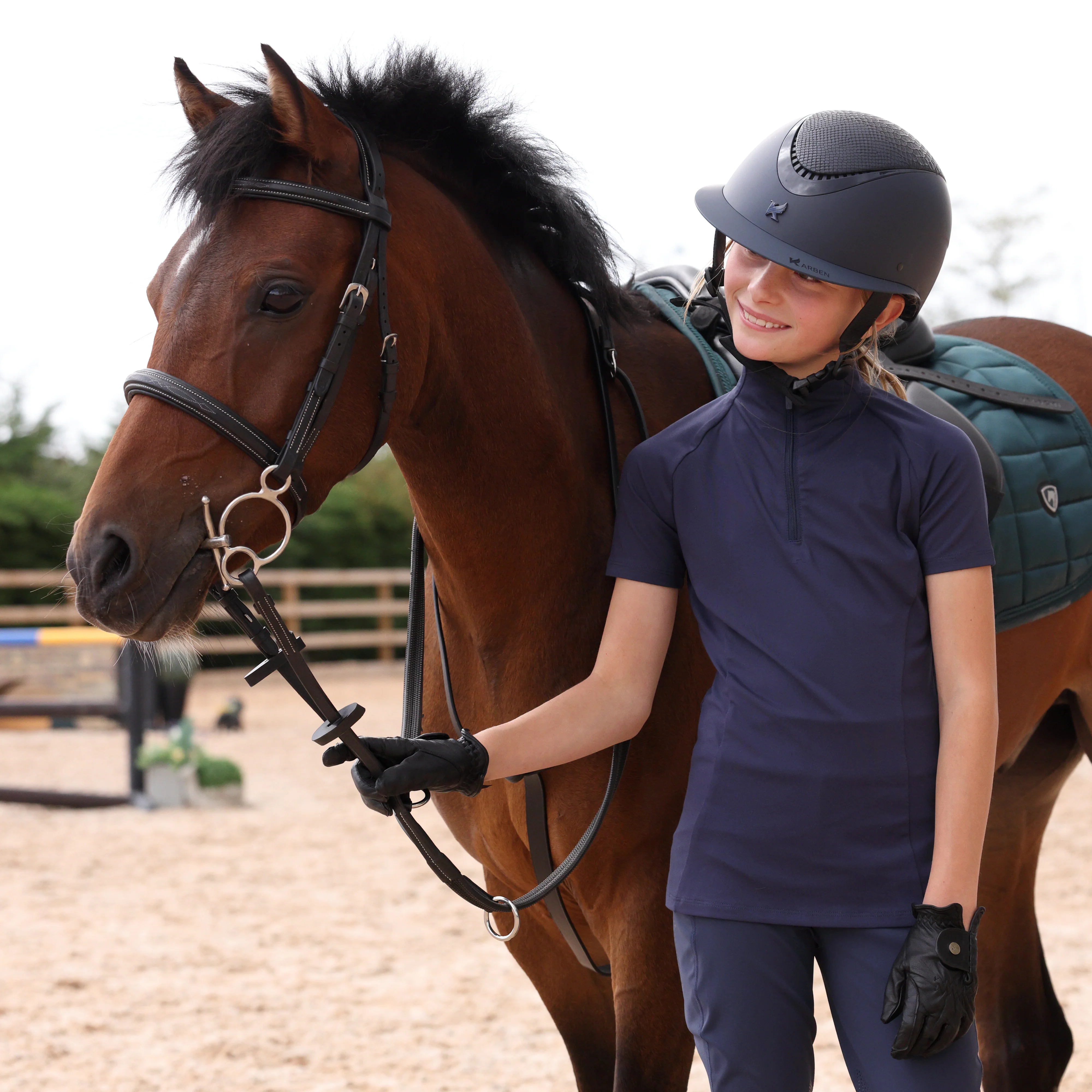 Aubrion React Short Sleeve Base Layer - Young Rider - Image 3