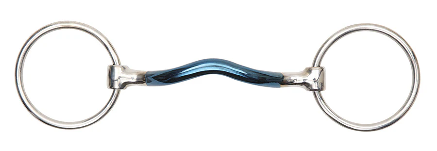 Blue Sweet Iron Loose Ring With Mullen Mouth