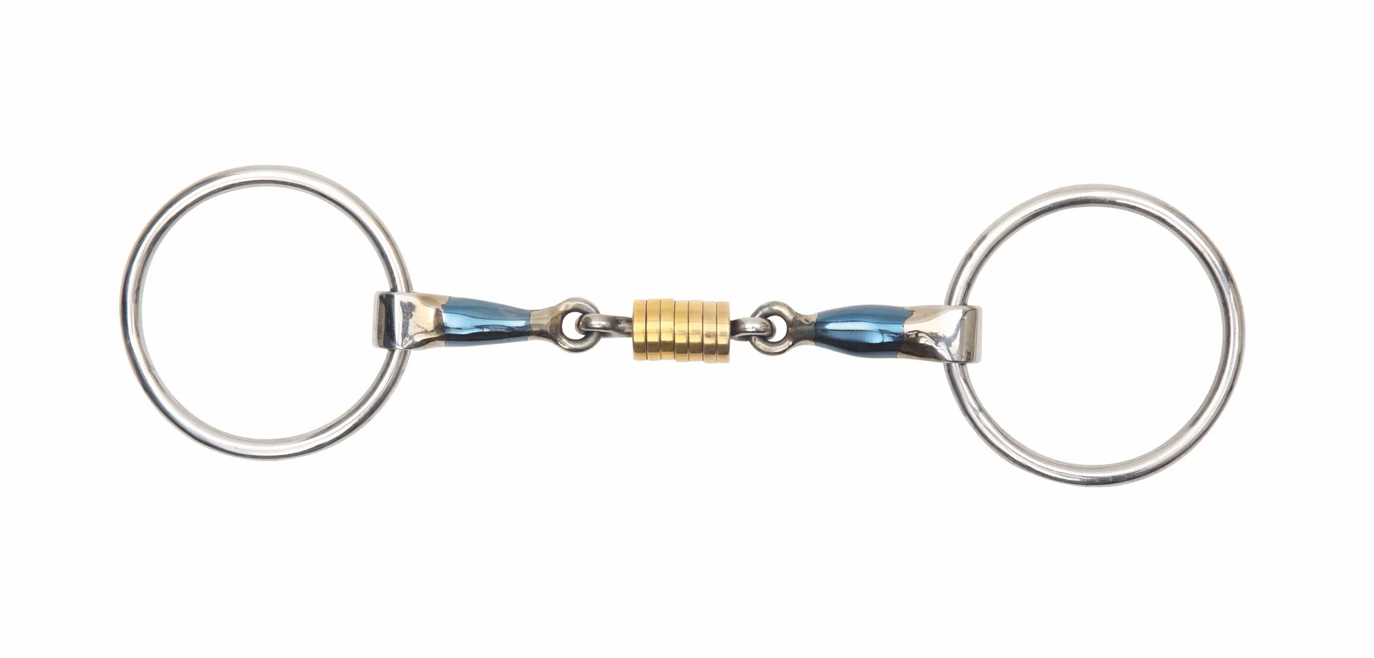 Shires Blue Sweet Iron Loose Ring With Roller Link