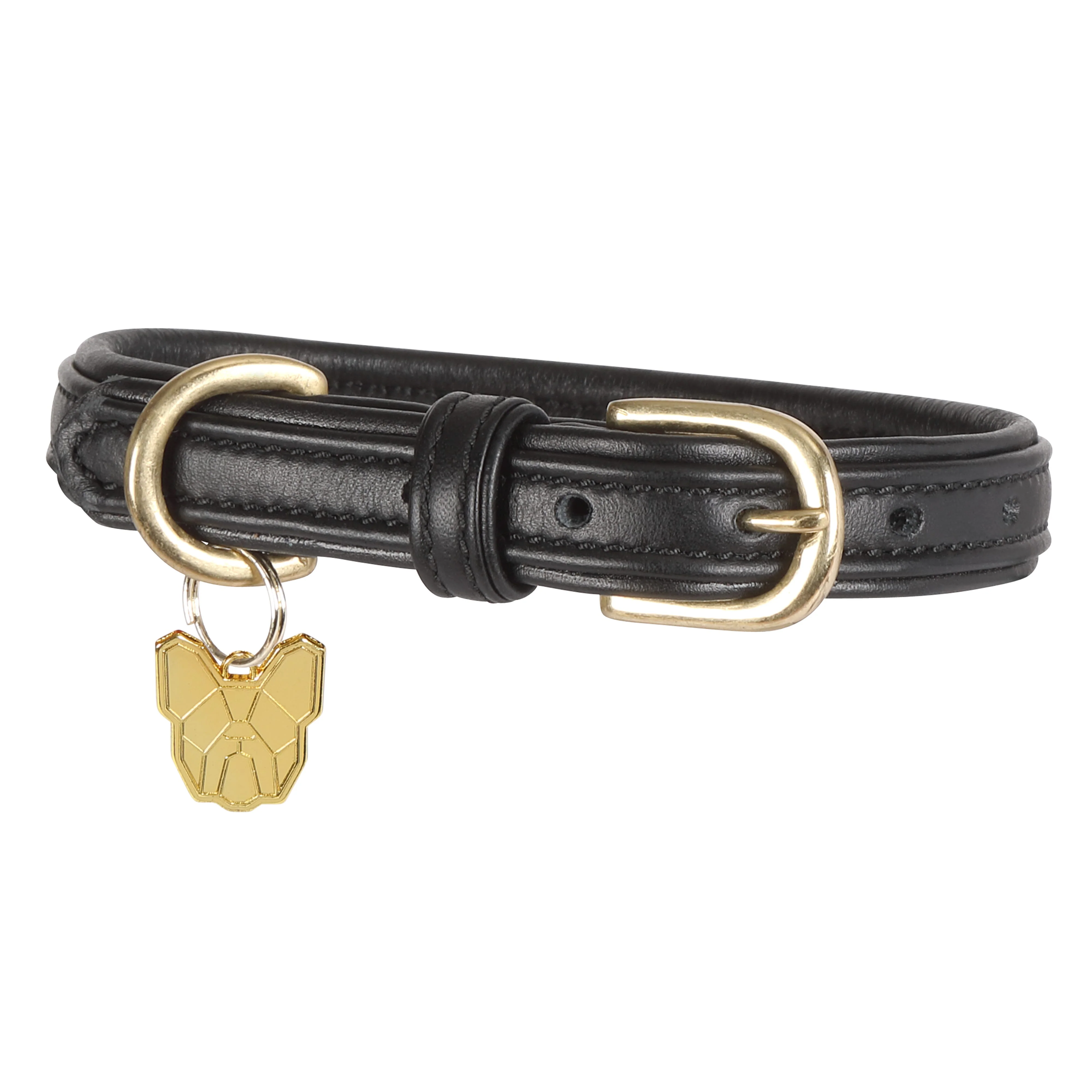 Digby & Fox Padded Leather Dog Collar - Image 3