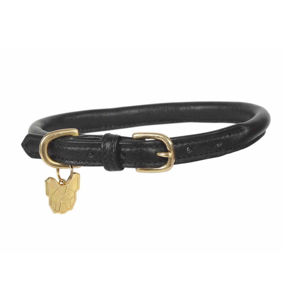 Digby & Fox Rolled Leather Dog Collar - Image 2