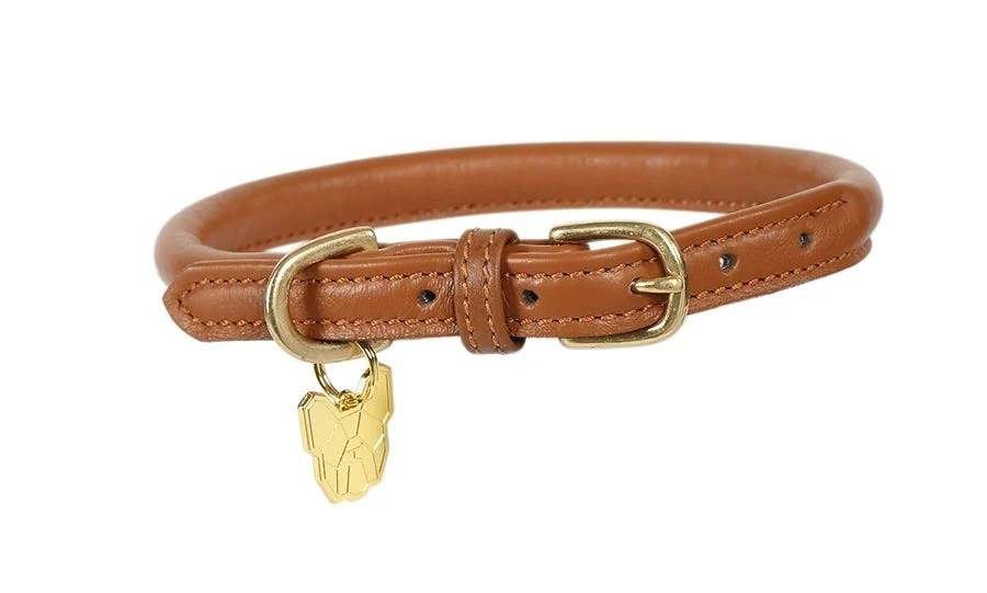 Digby & Fox Rolled Leather Dog Collar - Image 9
