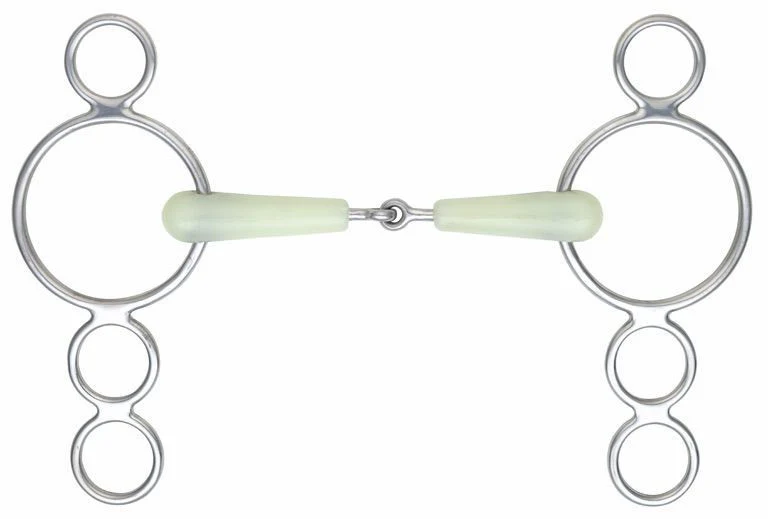 Shires EquiKind Three Ring Jointed Dutch Gag