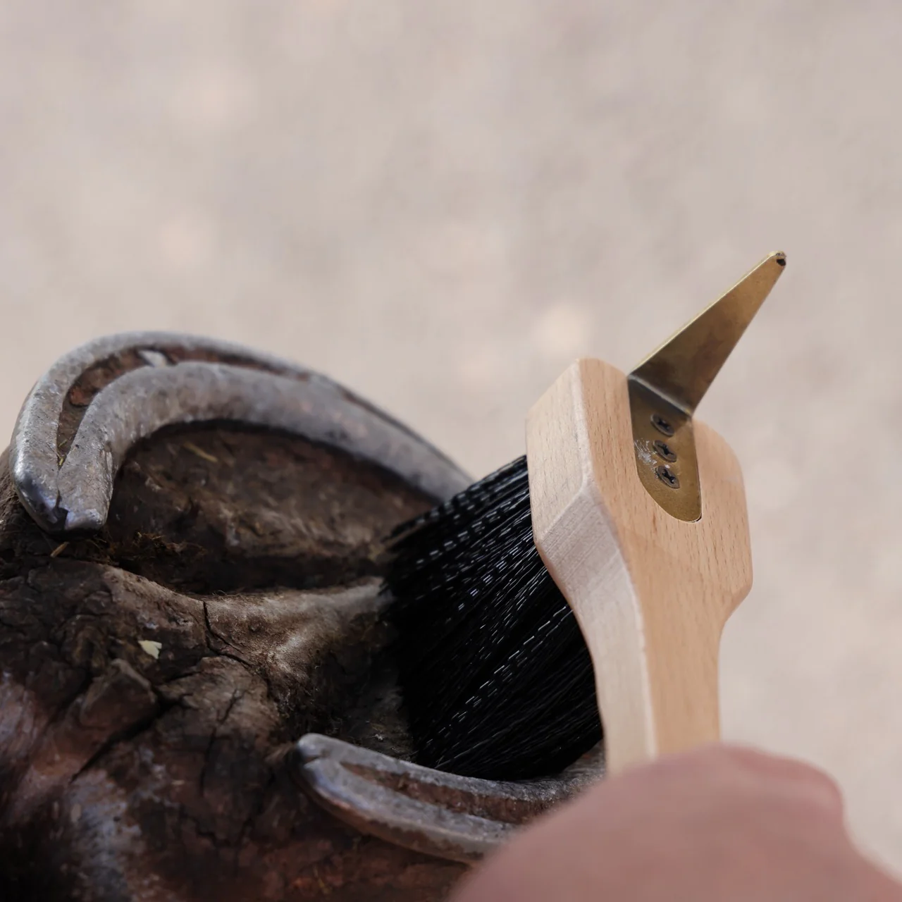EZI-GROOM Premium Hoof Pick Brush - Image 4