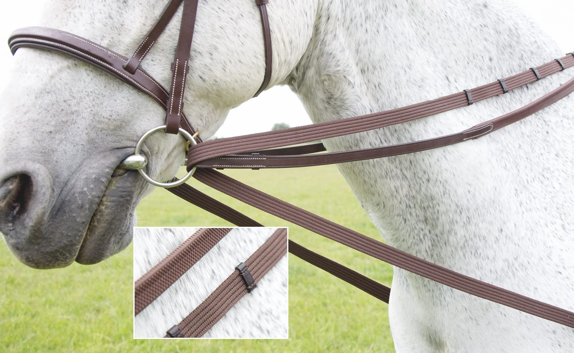 Velociti GARA Cotton Web Draw/Running Reins - Image 3
