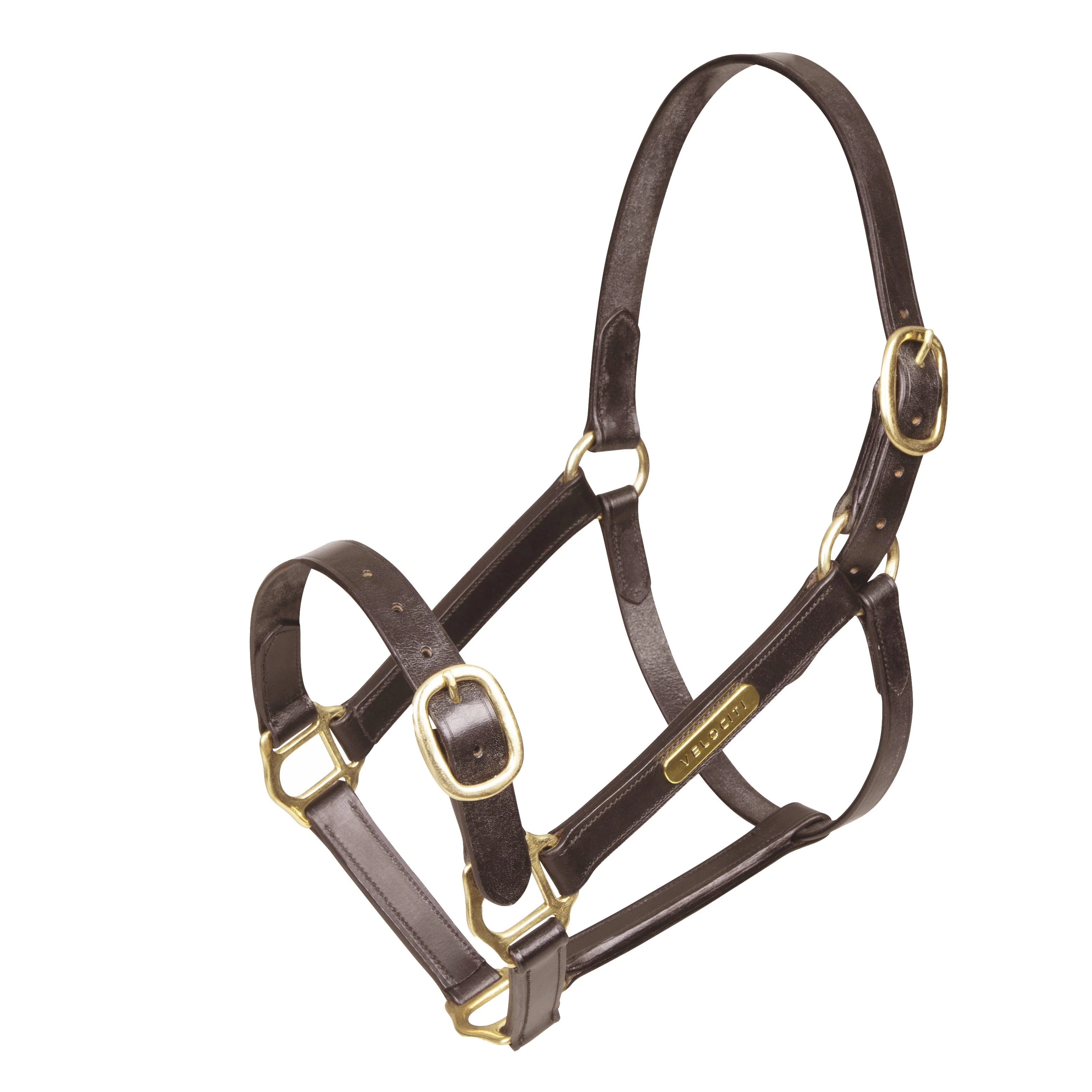 Velociti GARA Fully Adjustable Leather Headcollar - Image 4