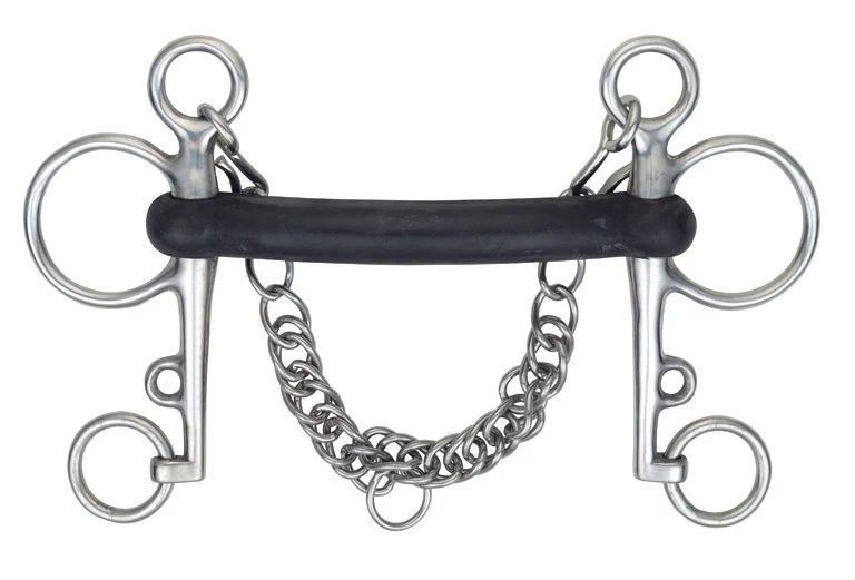Shires Hard Rubber Mouth Pelham