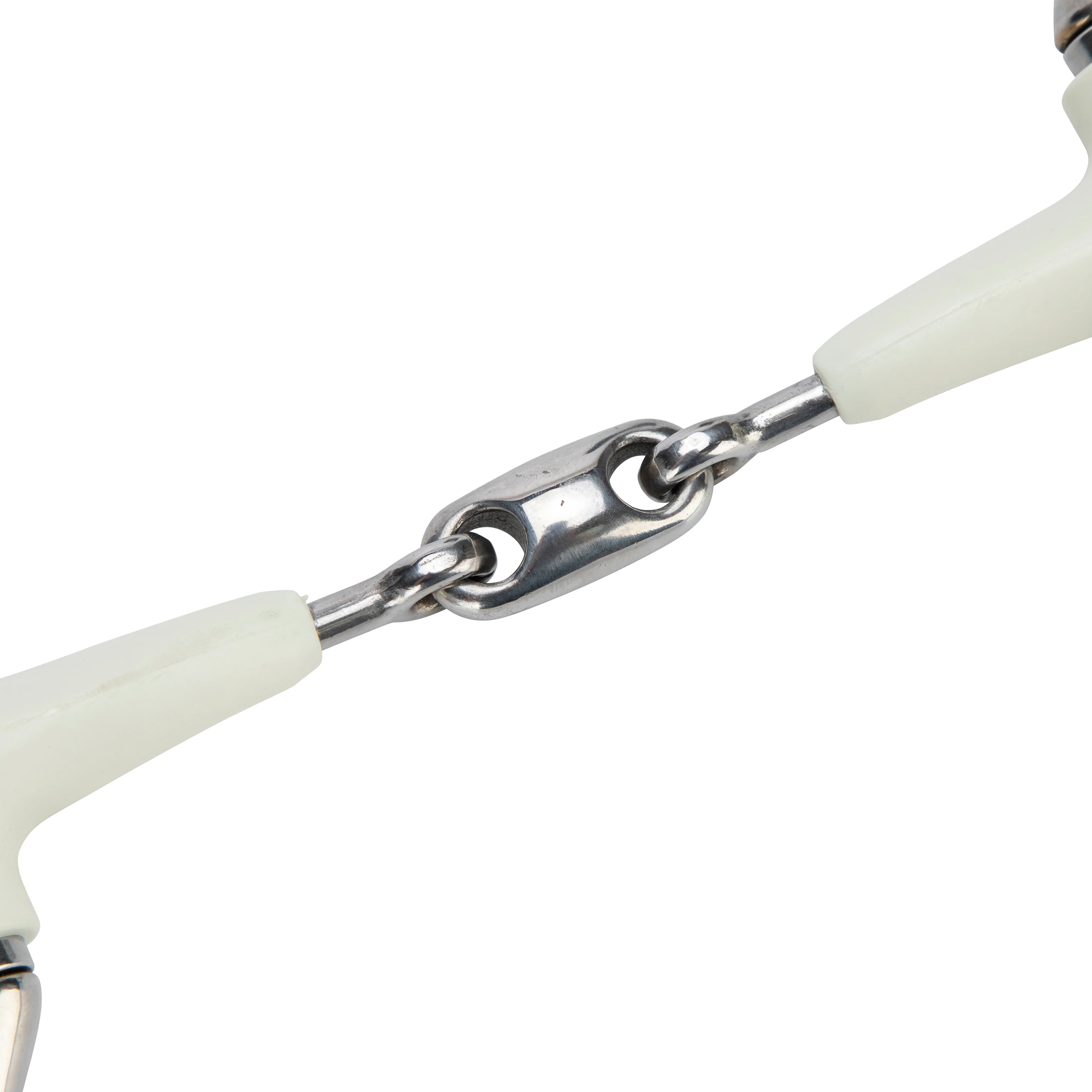 Shires EquiKind Softie Flat Ring Eggbutt Peanut Link - Image 3