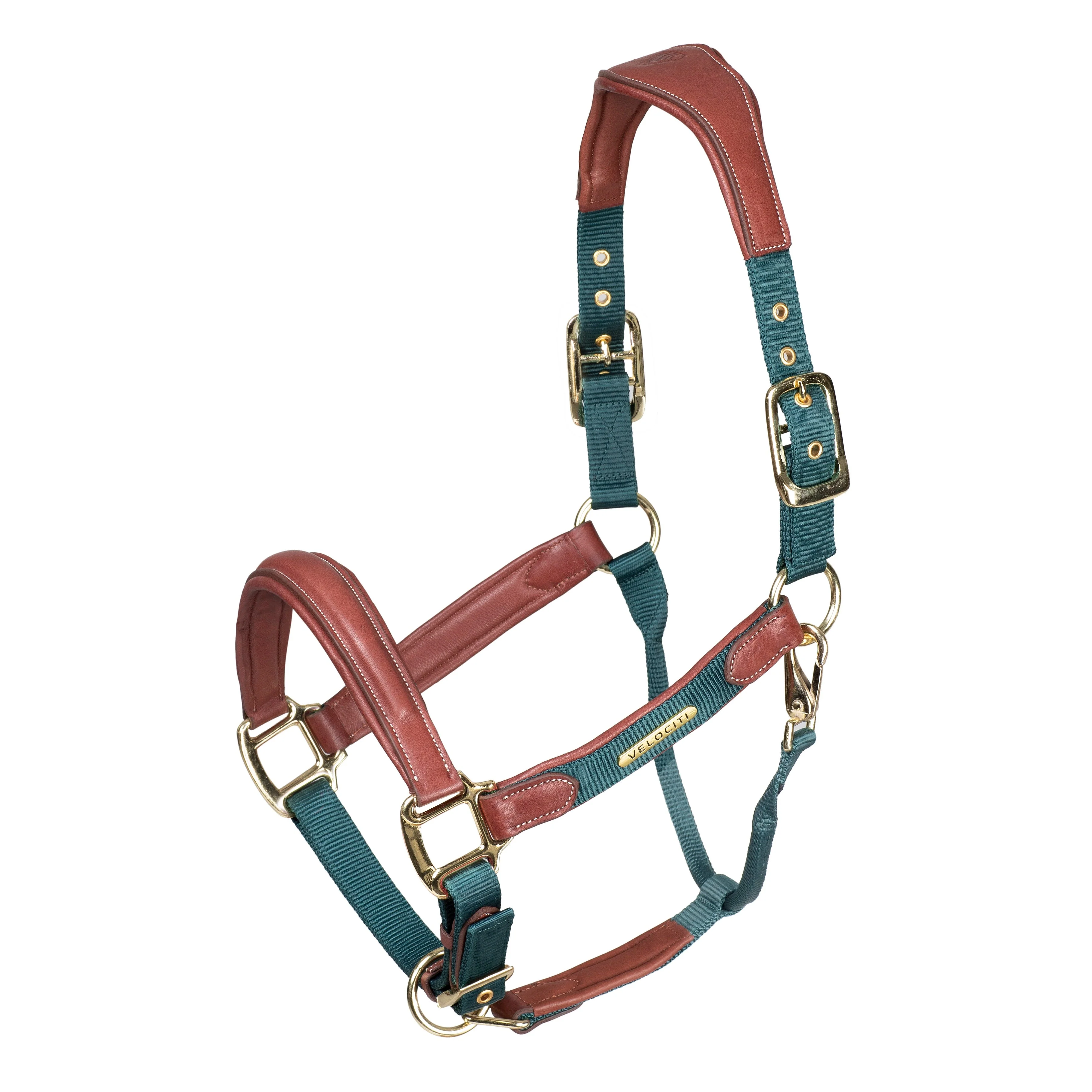 Velociti Lusso Padded Leather Headcollar - Image 3